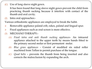 Crib Or Rake Oral habits | PPTX