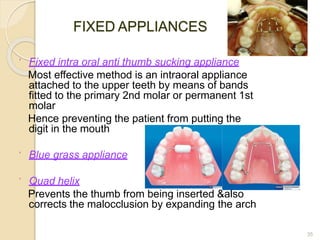 Oral habits in children | PPTX