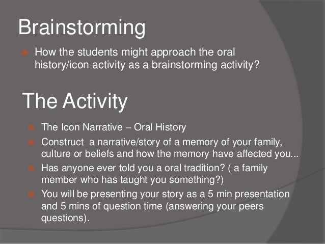 Oral History Website 99