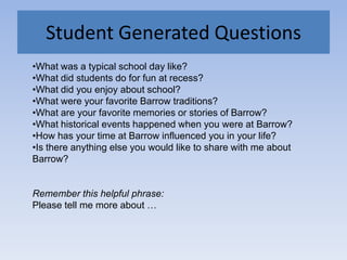 Closed-ended questions get 1-2 word answers  