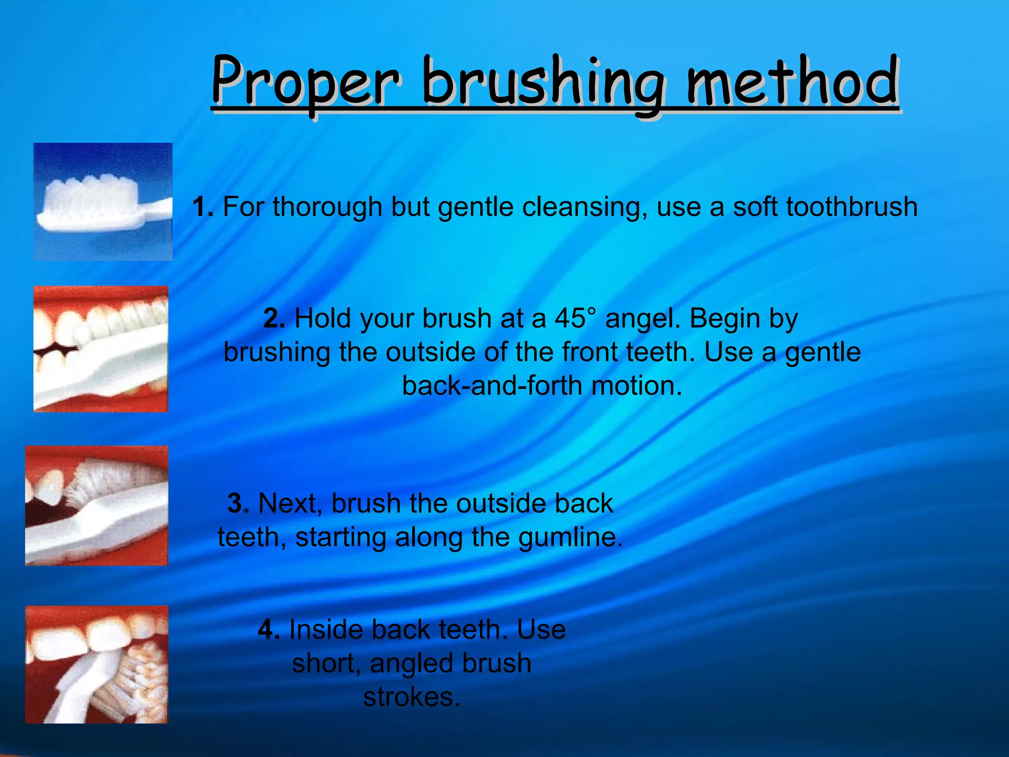 Oral Hygeine Instructions PPT