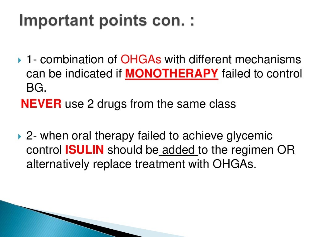 Oral hypoglycemic agents