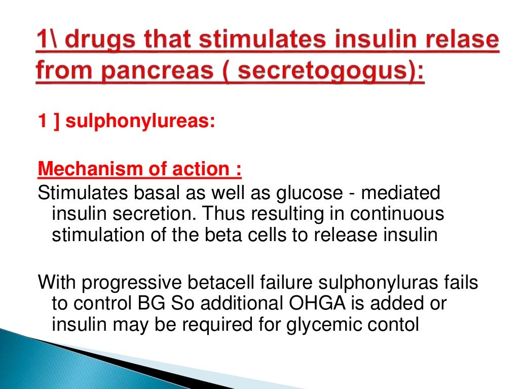Oral hypoglycemic agents