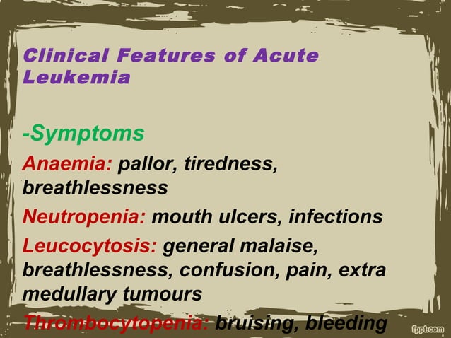 Oral manifestation of leukemia | PPT - Oral Stomatitis Leukemia Online Community