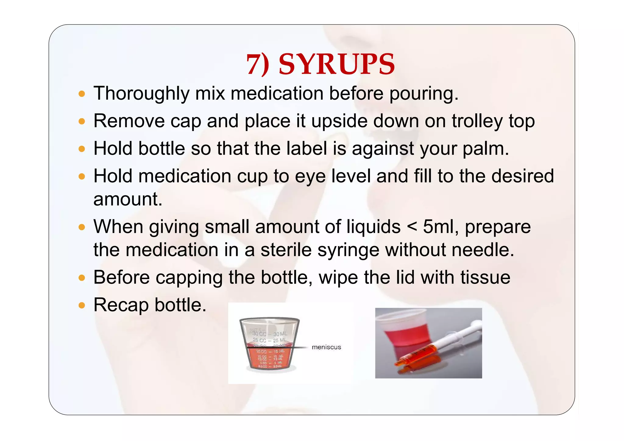 Oral Medication Administration | PDF