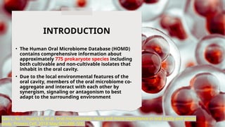 ORAL MICROBIOTA AND SYSTEMIC DISEASES !!.pptx