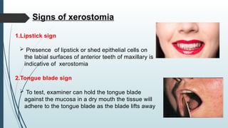 ORAL PATHOLOGY SEMINAR on xerostomia and hyper parathyroidism | PPTX