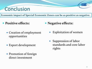 Economic Impact of Special Economic Zones | PPT