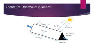 Solar photovoltaic thermal (PV/t) parabolic trough collector system | PPTX