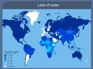 Lack of water