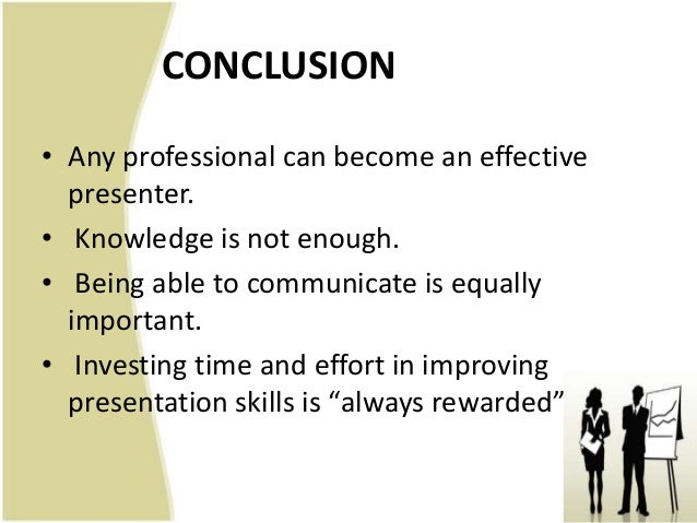 presentation skills conclusion