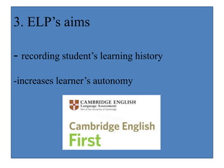 Oral presentation ELP | PPTX
