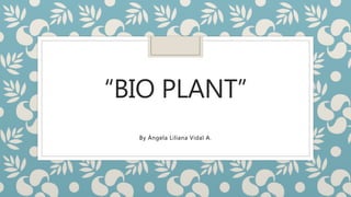 “BIO PLANT”
By Ángela Liliana Vidal A.
 