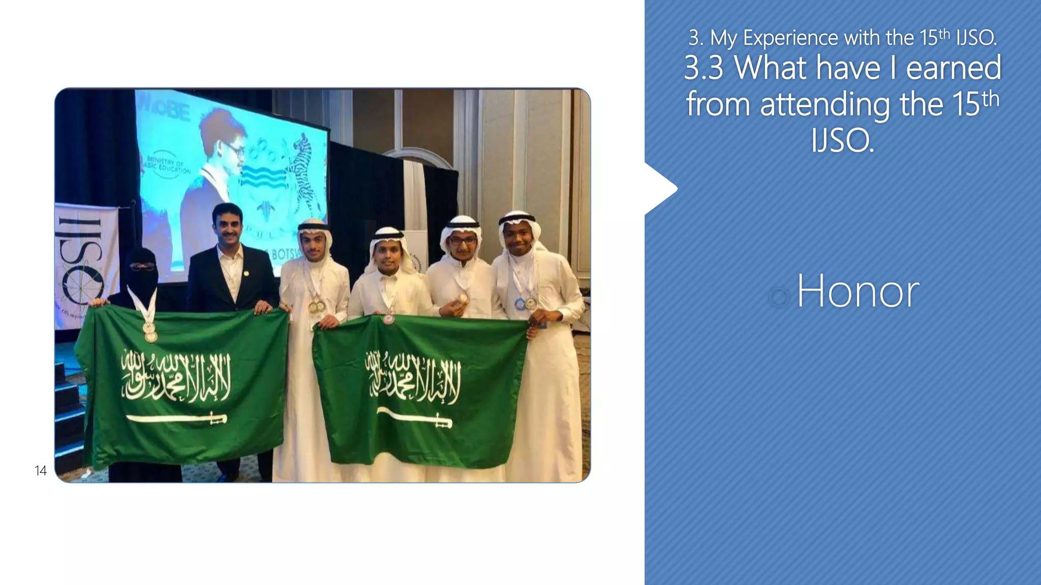 International Junior Science Olympiad IJSO PPT