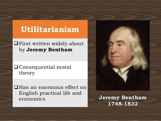 bentham's utilitarianism essay