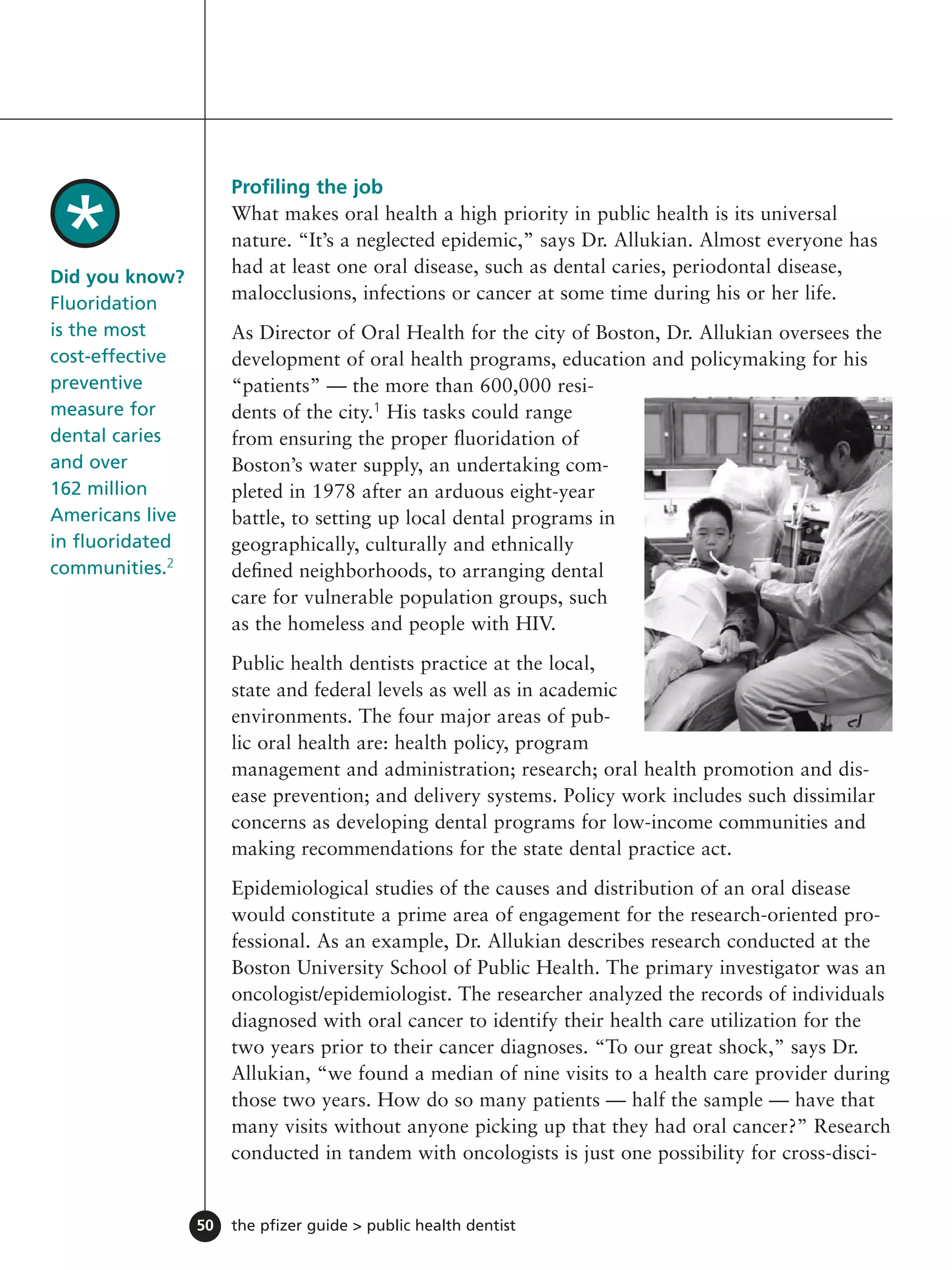 Oral public health dentist | PDF | Dental Health | Diseases and Conditions