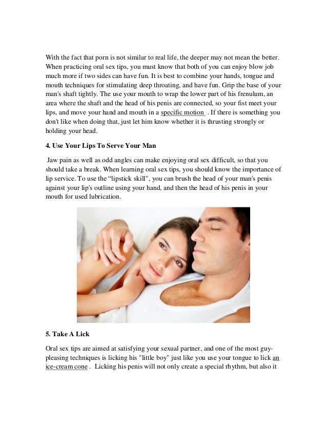 Tips On Great Oral Sex 66