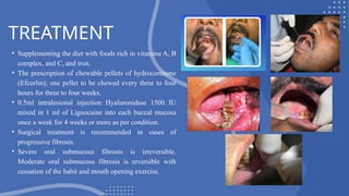 Eforlin Injection ORAL SUBMUCOUS FIBROSIS_G BHAVYA SADHVI.pptx