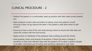 ORAL SUCTION- NELS presentation at RML during skill assesment by ...