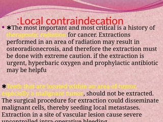 Oral Surgery report about teeth extraction | PPTX