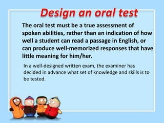 Oral Test