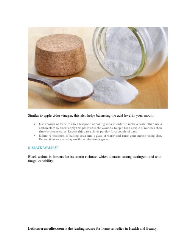 Home Remedies for Oral Thrush