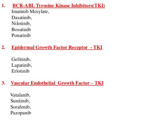 oral tyrosine kinase inhibitors tyrosine kinase inhibitors