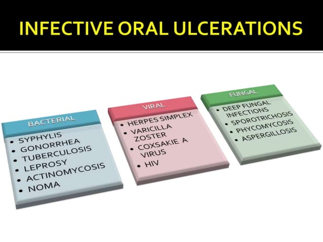Oral ulcers | PPTX