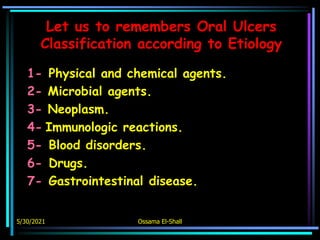 Oral ulcers part 2 | PDF