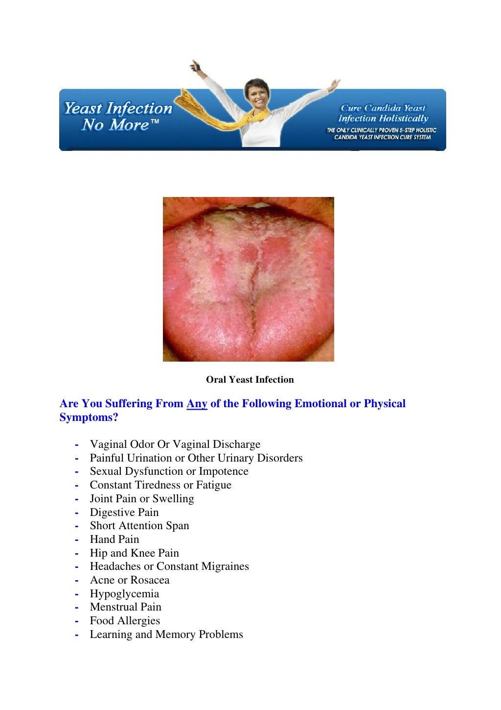 Yeast Infection Yeast Infection Treatment Yeast Infection Symptoms