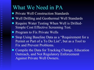Well Program Requirement Hydrofracturing and Its Impact on Groundwater | PPT