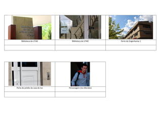 Biblioteca da UTAD Biblioteca da UTAD Perto do Engenharias 1
Porta do prédio da casa do Ivo Personagem (Ivo Mendes)
 