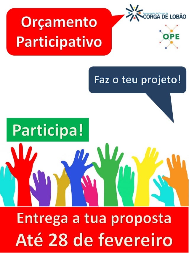 Orçamento participativo: Apresentação de Propostas
