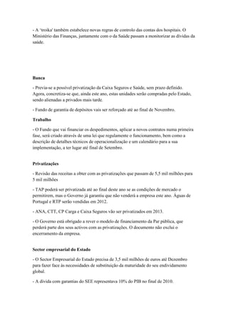 Orçamento previsto para 2012