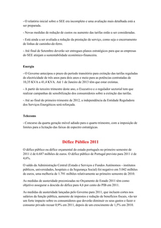 Orçamento previsto para 2012