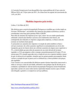 Orçamento previsto para 2012