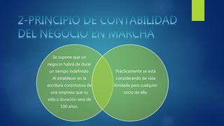 Se supone que un
negocio habrá de durar
un tiempo indefinido.
Al establecer en la
escritura constitutiva de
una empresa que su
vida o duración será de
100 años.
Prácticamente se está
considerando de vida
ilimitada para cualquier
socio de ella.
 