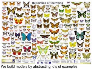 We build models by abstracting lots of examples