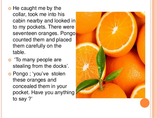9th prose seventeen oranges