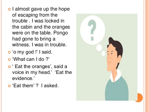 Summary of seventeen oranges story