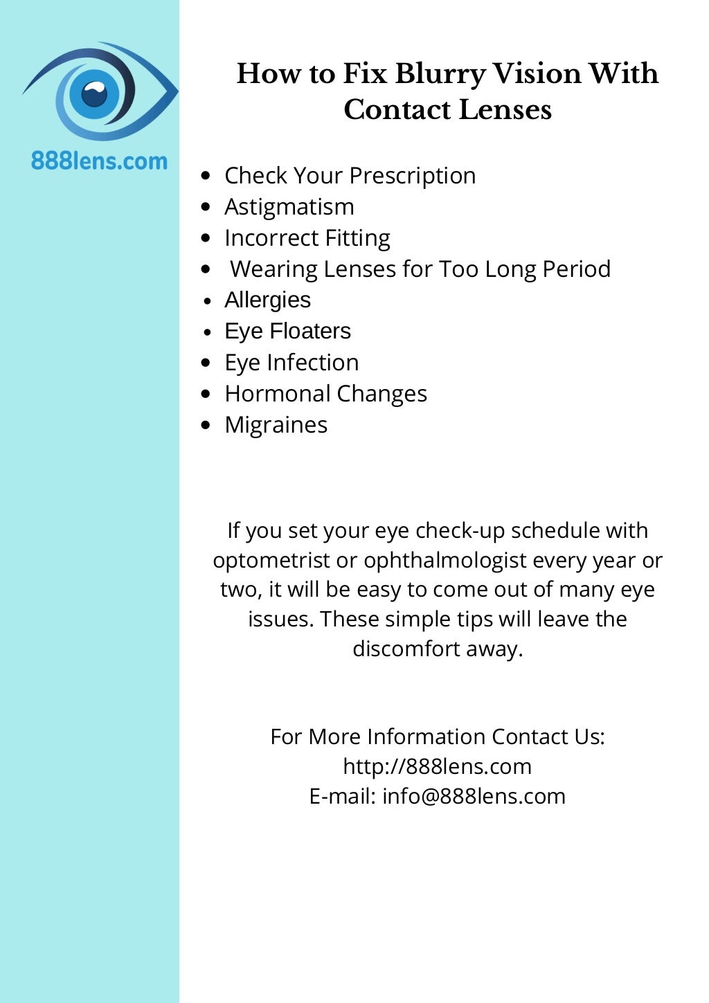 Most Common Contact Lens Problems And How To Fix Them – MTIVY