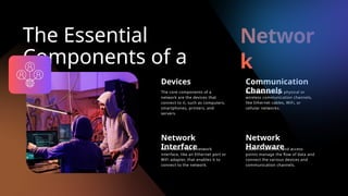 Orange and Purple Gradient Computer Networking Technology Presentation.pptx