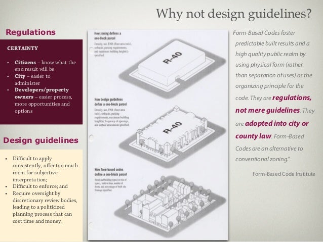 introduction to form based codes form based codes