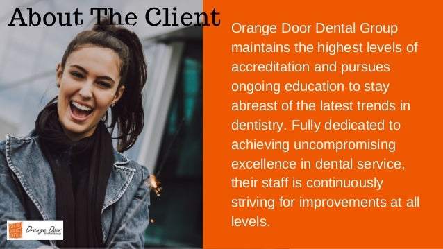 Orange Door Dental Case Study Wordpress Development