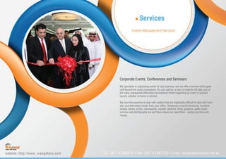 ORANGE FAIRS & EVENTS