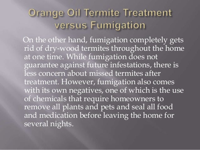 Termites Orange Oil - Termites Info