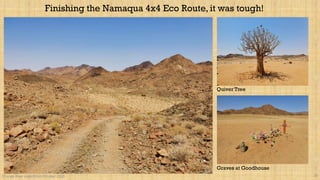 Finishing the Namaqua 4x4 Eco Route, it was tough!
Orange River expedition October 2020 20
Quiver Tree
Graves at Goodhouse
 