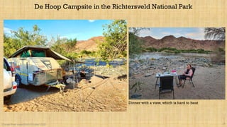 Orange River expedition October 2020 24
De Hoop Campsite in the Richtersveld National Park
Dinner with a view, which is hard to beat
 