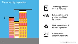 Smart cities - leading the way towards Digital India | PPTX