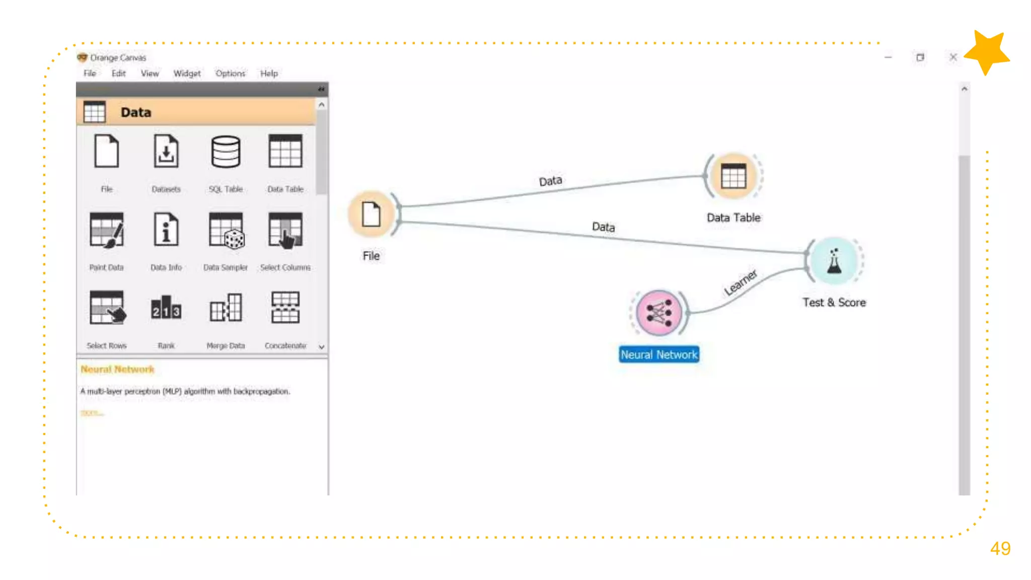 Orange Data Mining & Data Visualization Tool | PPTX